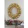 Northlight Vegas Shatterproof Ball Christmas Wreath Gold Decoration 24"