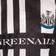 Score Draw Newcastle United 1990 Retro Football Shirt