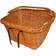 Basil Dublin Front Basket In Wicker With Hooks ‎Varnished Natural