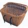 Basil Dublin Front Basket In Wicker With Hooks ‎Varnished Natural