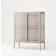 Department Store Mushroom Glass Cabinet 90x110cm