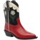 Coach Aria Cowboy Boot - Black/Red