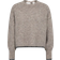 Co'Couture Bow Rib Knit Sweater - Walnut