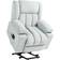 Homcom Power Lift Recliner Chair USB Light Grey Armchair