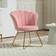 Homcom Lotus Pink Armchair 80cm