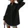 Shein QIANZHIDU Women's Solid Color Minimalist Long Sleeve Button Down Shirt Casual Clothing