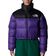 The North Face Nuptse Korte Jas Voor Dames - Peak Purple/TNF Black