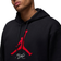 NIKE Jordan Essentials Men's Fleece Hoodie - Black/Gym Red