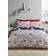 Catherine Lansfield Christmas Santa Spec-Tacular Duvet Cover Grey (230x220cm)