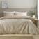 Catherine Lansfield Jacob Geo Soft Touch Påslakan Beige (200x135cm)