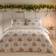 Furn Gretel Brushed Cotton Set Double Duvet Cover Orange, White