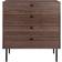 House Nordic kyoto Smoked Oak Veneer Chest of Drawer 40x85cm