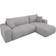 Mirjan24 Flo Divansoffa 3-Sits Ljusgrå Soffa 3-sits