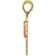 Macy's "15" Our Lady of Guadalupe Charm Pendant - Yellow/Rose Gold