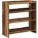 vidaXL Engineered Wood Aged Wood Skostativ 60x62cm