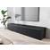 P&B Lowboard Black TV Bench 180x30cm