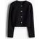 H&M Bouclé-Weave Cardigan - Black