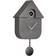 Karlsson Modern Cuckoo Metallic Dark Grey Väggklocka 22cm
