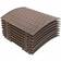 vidaXL Julgranskrage Brun Ø65x23 cm Plast Julgransmatta