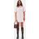 Ganni Overdyed Denim Mini Dress - Chalk Pink
