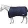 Saxon Defiant 600D Standard Neck Medium Turnout Rug - Navy/White