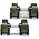 SMRTFT Nuobell 5-80lb Adjustable Dumbbell Set