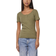 Pieces Kitte Short Sleeved Top - Deep Lichen Green