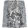 Pieces Disco Mini Skirt - Silver