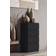 Fwstyle Bedroom Storage Matt Black Chest of Drawer 40x99cm