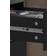 Fwstyle Bedroom Storage Matt Black Chest of Drawer 40x99cm