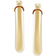 Macy's Polished Thin Tube Hoop Earrings - Gold