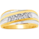 Macy's Two Tone Swirl Ring - Gold/Silver/Diamonds