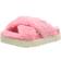 UGG Fuzz Sugar Cross Slide - Pink Jasmine