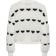 Pieces Nove Knitted Sweater - Cloud Dancer