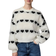Pieces Nove Knitted Sweater - Cloud Dancer