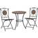 vidaXL 279691 Bistro Set, 1 Table incl. 2 Chairs