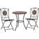 vidaXL 279691 Caféset, 1 Bord inkl. 2 Stolar