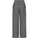 Pieces Kamil Wide Leg Trousers - Dark Grey Melange