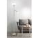 Eglo UP 2 Satin Nickel/White Golvlampa 176.5cm