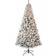 Shatchi Yukon Green Snow Flocked Christmas Tree 180cm