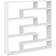 vidaXL Cube 7 Compartments White Wall Shelf 100cm