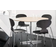 Fritz Hansen Super Circular A603 Laminate White Spisebord 100x100cm