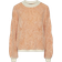 Pieces Jenna Sweater - Whitecap Grey/Burnt Orange