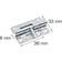 HOME It 20562 1stk 38x33mm