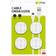 Goobay 70373 Cable Management 4pcs