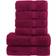 vidaXL 137556 Towel Red (100x50cm)