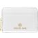 Michael Kors MKCartera Jet Set Pequeía de Piel Granulada - Blanco