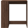 vidaXL 854370 Brown Oak Look Barbord 40x101cm