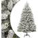 vidaXL Luxury Fir Green/White Julgran 300cm