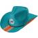 Foco Miami Dolphins Team Stripe Cowboy Hat